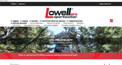Desktop Screenshot of lowellpro.cz